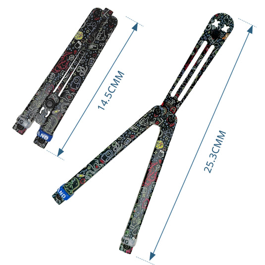 2pcs Premium Balisong Butterfly Practice & Training Tool
