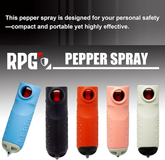 3-in-1 Self Defense Pepper Spray Keychain with Seat Belt Cutter & Window Breaker | Compact Emergency Safety Tool for Car & Everyday Carry